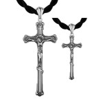 990 Pure Silver Classic Cross Pendant